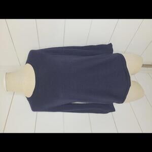 J Crew Small Navy blue merino wool crew neck sweater